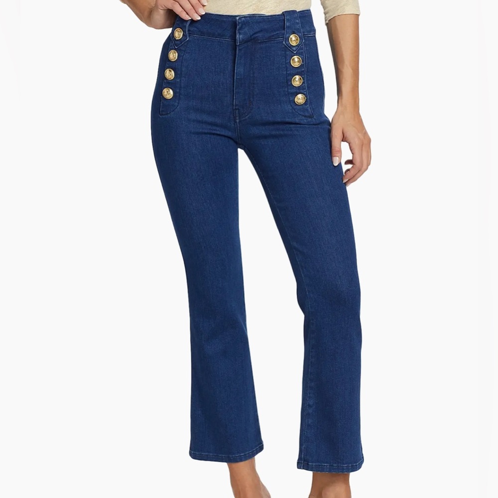 Derek Lam 10 Crosby Robertson Cropped Jeans, size 27